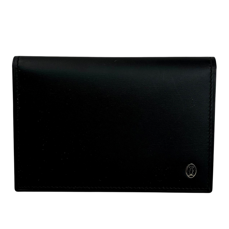 Cartier パシャ レザー カードケース L3000132 ブラック カルティエ 【102061092006】