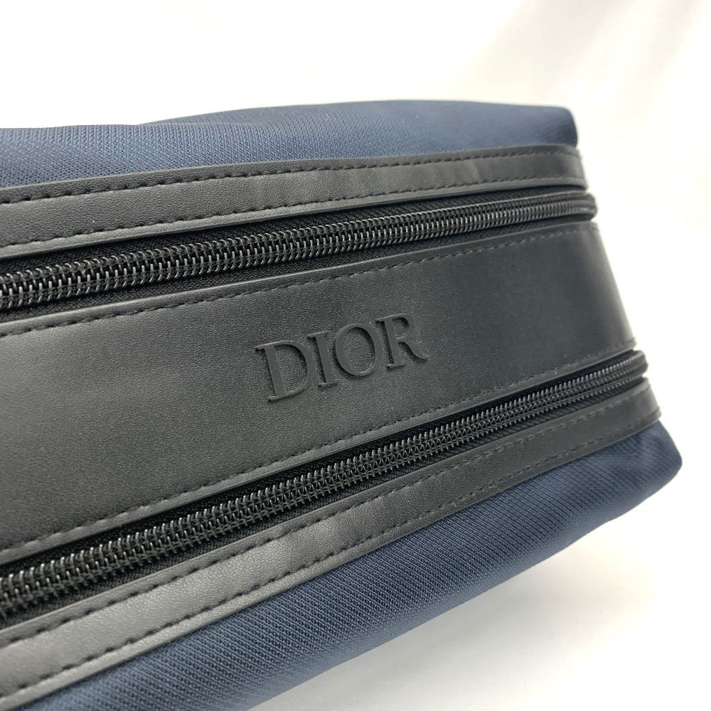 Christian Dior(ディオール) クラッチバッグ ネイビー ダブル
