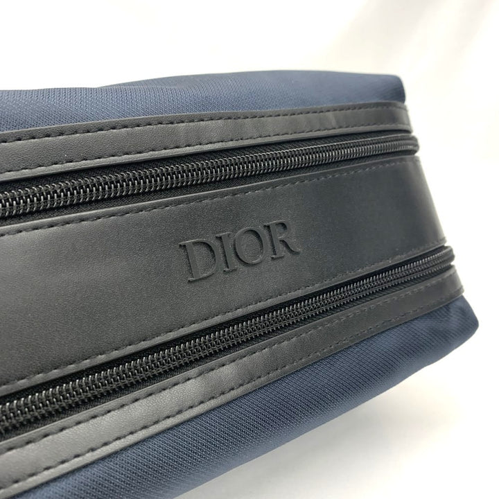 Christian Dior ネイビー クラッチバッグ Christian Dior(ディオール) クラッチバッグ ネイビー ダブル