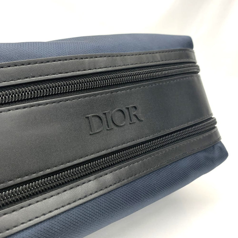 Christian Dior(ディオール) クラッチバッグ ネイビー ダブル