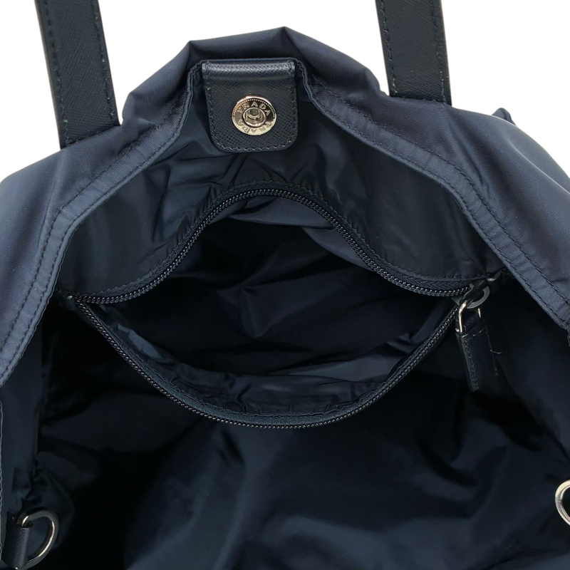 PRADA テスートナイロン 2wayトートバッグ 2VG905 ネイビー プラダ 【102061170007】