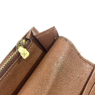 LOUIS VUITTON(ルイ・ヴィトン) モノグラム ポルトフォイユ・ブラザ M66540 モノグラムキャンバス ブラウン 長財布 【102061212001】