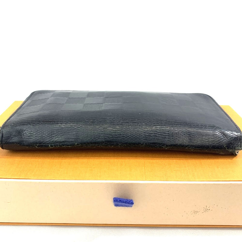 LOUIS VUITTON(ルイ・ヴィトン) ダミエ・アンフィニ ポルトフォイユ・ヴァスコ N63300 レザー ブラック メンズ 長財布 【102061213001】