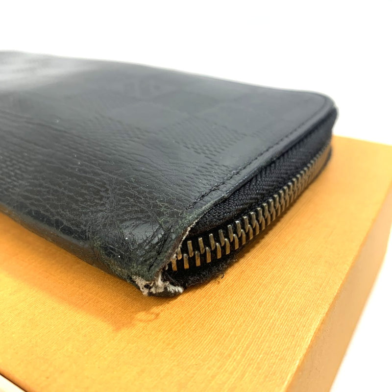 LOUIS VUITTON(ルイ・ヴィトン) ダミエ・アンフィニ ポルトフォイユ・ヴァスコ N63300 レザー ブラック メンズ 長財布 【102061213001】