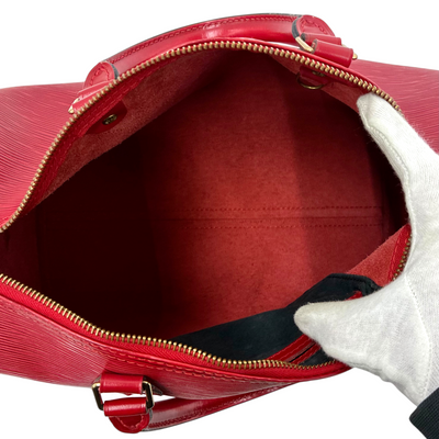 LOUIS VUITTON エピ スピーディ30 M43007 カスティリアンレッド ハンドバッグ ルイヴィトン 【102061234007】