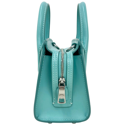 COACH アンドレア ミニ キャリーオール ショルダーバッグ CT756 シルバー×フェイデッドブルー コーチ 【102061251006】