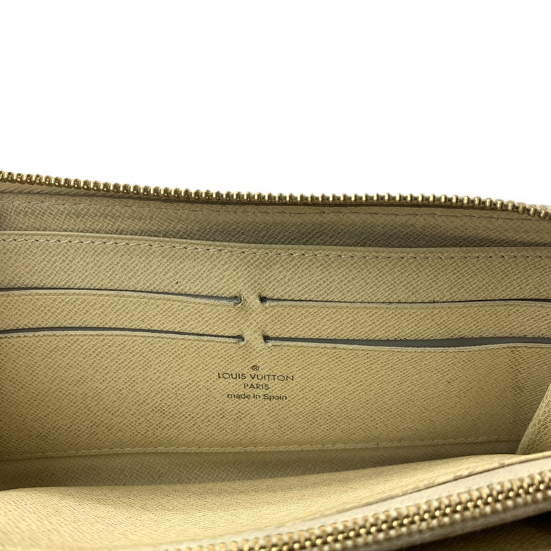 LOUIS VUITTON (ルイ・ヴィトン) ダミエ・アズール ジッピーウォレット N60019 ホワイト長財布 【102061268001】