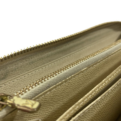 LOUIS VUITTON (ルイ・ヴィトン) ダミエ・アズール ジッピーウォレット N60019 ホワイト長財布 【102061268001】