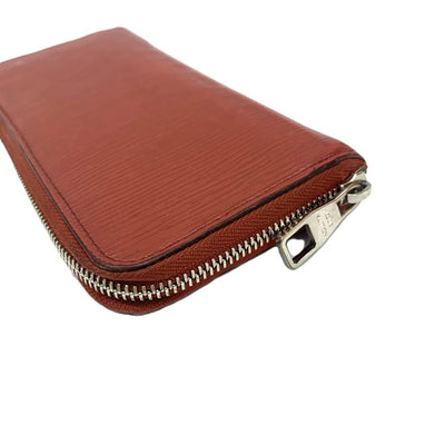 LOUIS VUITTON(ルイ・ヴィトン)　エピ　ジッピーウォレット・ヴェルティカル　M61369 ルージュ　長財布 【102061276003】