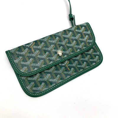 GOYARD(ゴヤール) サンルイGM トートバッグ ゴヤールディンキャンバス×牛革 グリーン クロ ユニバーサル付  【102061322001】