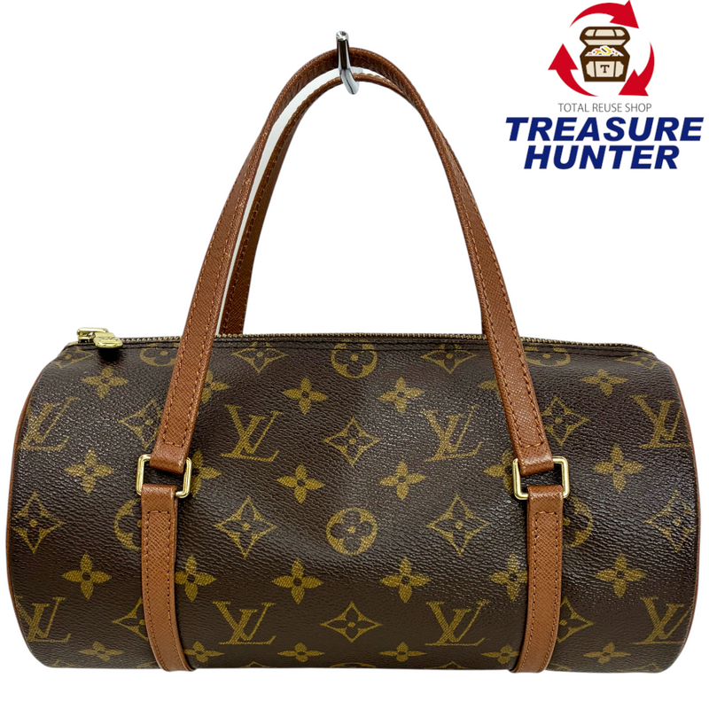 LOUIS VUITTON モノグラム パピヨン26 旧型 M51366 ブラウン ハンドバッグ ルイヴィトン 【102061360007】