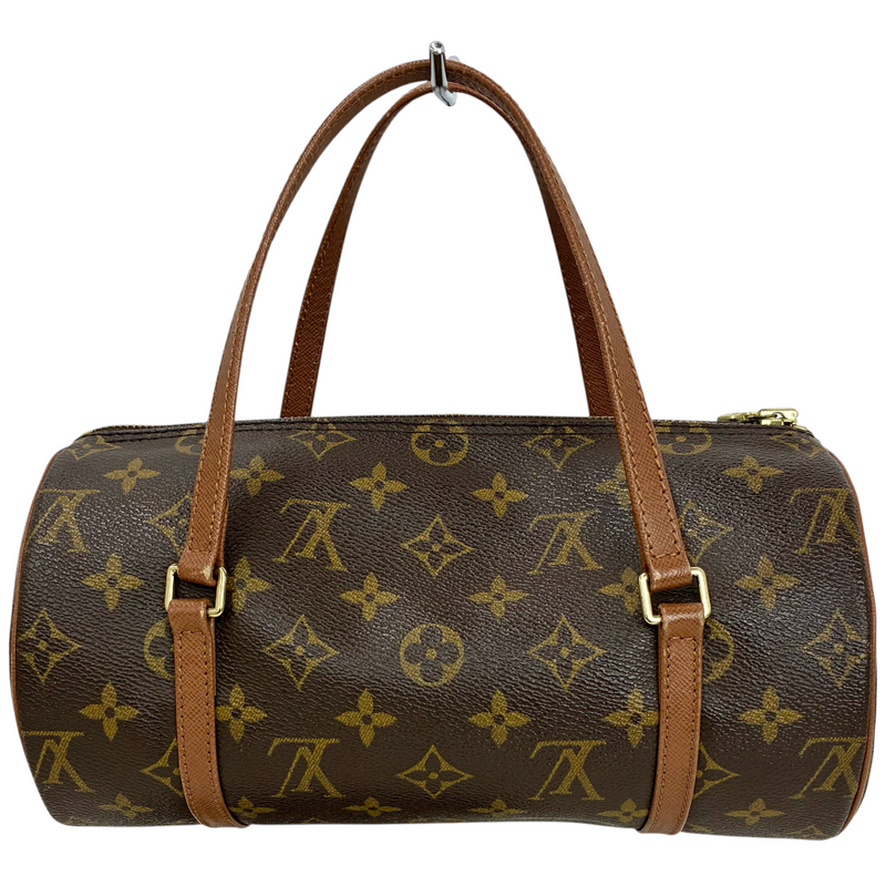 LOUIS VUITTON モノグラム パピヨン26 旧型 M51366 ブラウン ハンドバッグ ルイヴィトン 【102061360007】