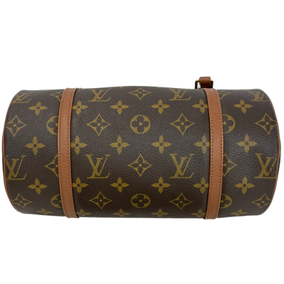 LOUIS VUITTON モノグラム パピヨン26 旧型 M51366 ブラウン ハンドバッグ ルイヴィトン 【102061360007】