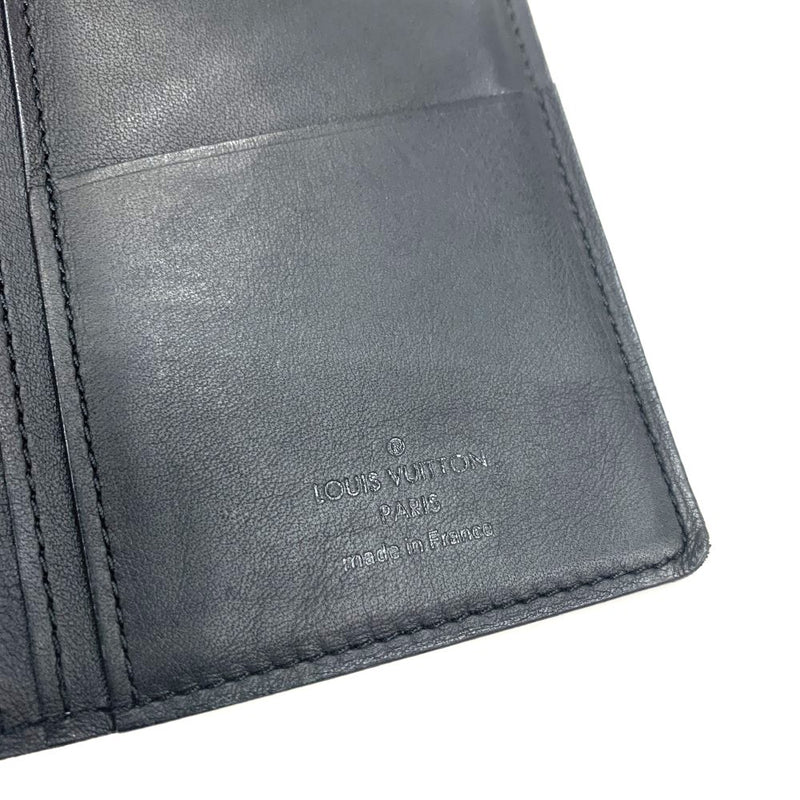 LOUIS VUITTON(ルイ・ヴィトン)　ダミエ・アンフィニ　ポルトフォイユ・プラザ　N63010 レザー ブラック メンズ 長財布 【102061389001】