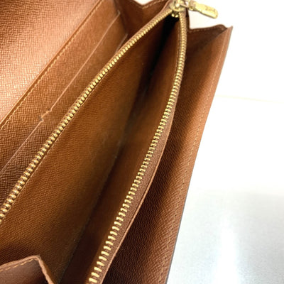 LOUIS VUITTON(ルイ・ヴィトン) モノグラム ポルトフォイユ・サラ M61734 モノグラムキャンバス ブラウン 長財布 【102061397001】
