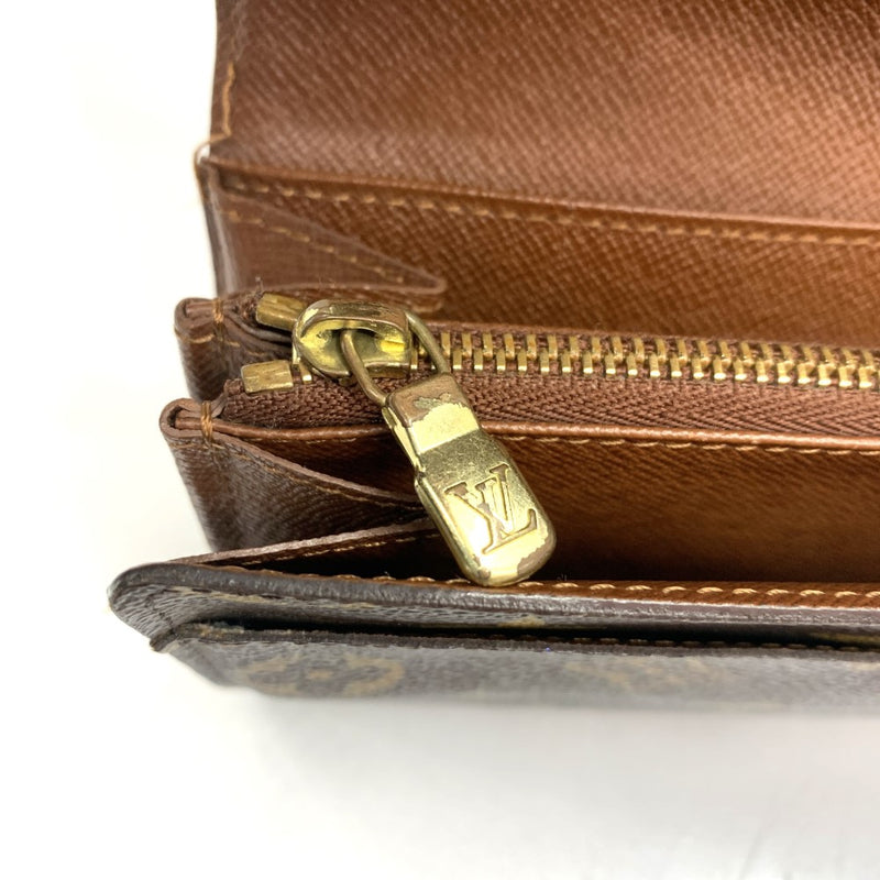 LOUIS VUITTON(ルイ・ヴィトン) モノグラム ポルトフォイユ・サラ M61734 モノグラムキャンバス ブラウン 長財布 【102061397001】