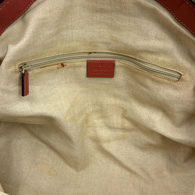 GUCCI ディアマンテ スーキー 2wayトートバッグ 223974 ベージュ×ピンク グッチ 【102061484007】