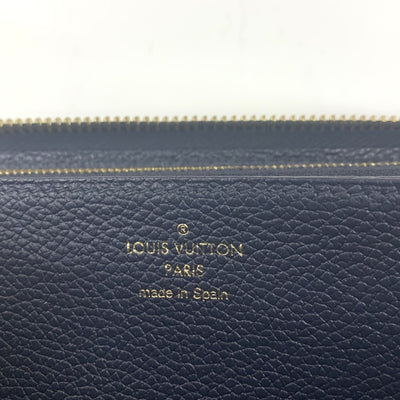 LOUIS VUITTON(ルイ・ヴィトン) アンプラント ジッピーウォレット M62121 マリーヌルージュ ネイビー系 モノグラム・アンプラント 【102061522001】