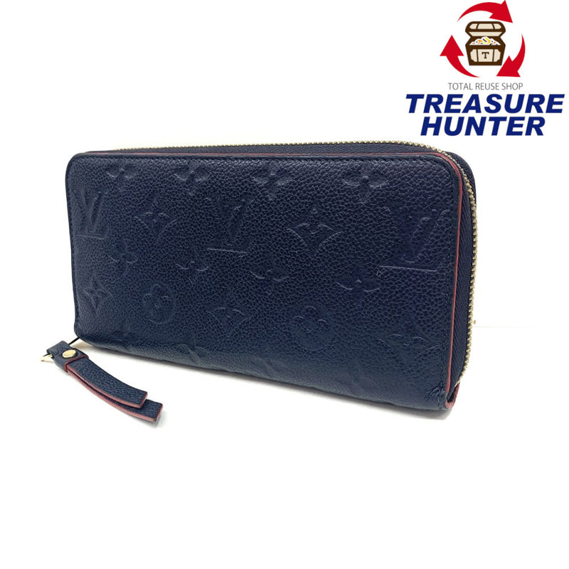 LOUIS VUITTON(ルイ・ヴィトン) アンプラント ジッピーウォレット M62121 マリーヌルージュ ネイビー系 モノグラム・アンプラント 【102061522001】