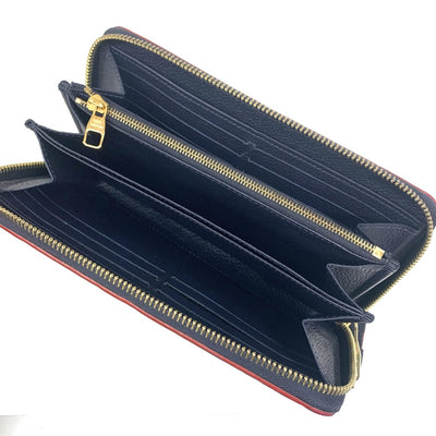 LOUIS VUITTON(ルイ・ヴィトン) アンプラント ジッピーウォレット M62121 マリーヌルージュ ネイビー系 モノグラム・アンプラント 【102061522001】