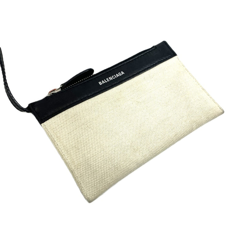 BALENCIAGA(バレンシアガ) ネイビー カバス XS オーガニックコットンキャンバス×カーフスキン ベージュ 390346 取外可能ミニポーチ付 レディース バッグ 【102061544001】