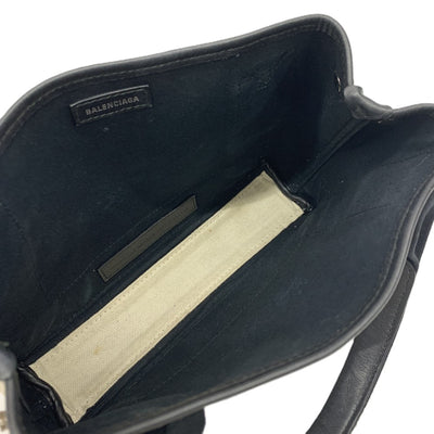 BALENCIAGA(バレンシアガ) ネイビー カバス XS オーガニックコットンキャンバス×カーフスキン ベージュ 390346 取外可能ミニポーチ付 レディース バッグ 【102061544001】
