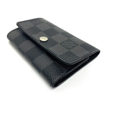 LOUIS VUITTON (ルイ・ヴィトン) ダミエ・グラフィット ミュルティクレ6 M62662 ブラック ６連キーフック キーケース 【102061558001】
