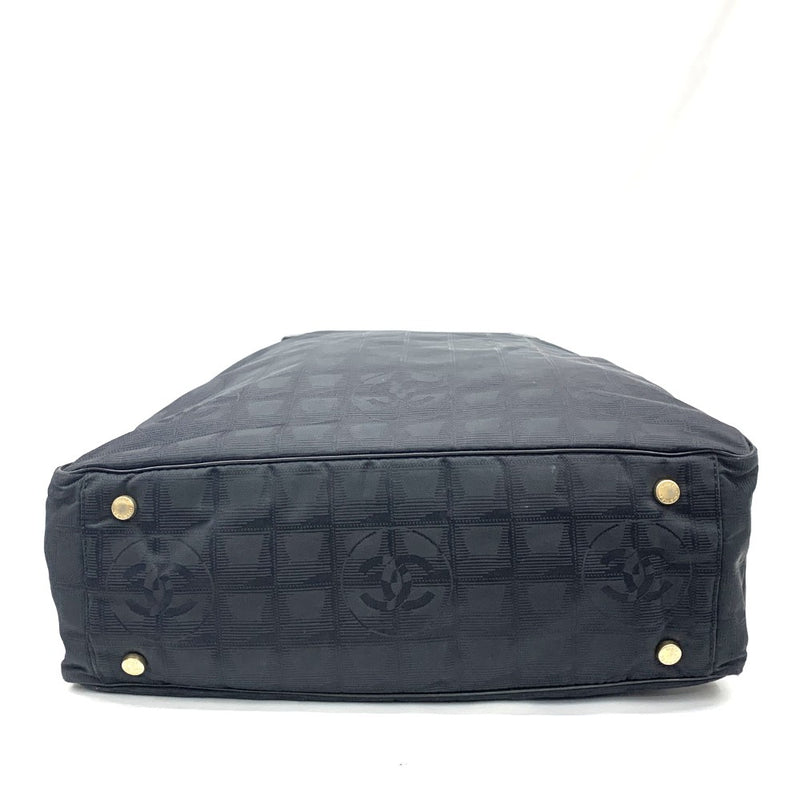 CHANEL(シャネル) ニュートラベルライン トートGM A15825 ジャガードナイロン ブラック レディース トートバッグ 【102061575001】