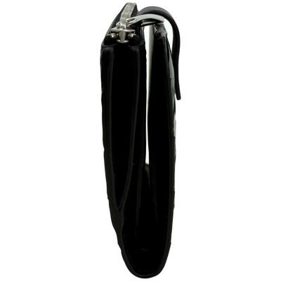 BOTTEGA VENETA イントレチャート 二つ折り財布 600270 ブラック ボッテガヴェネタ 【102061604006】