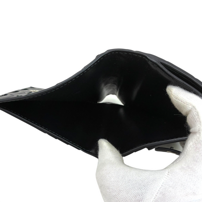 BOTTEGA VENETA イントレチャート 二つ折り財布 600270 ブラック ボッテガヴェネタ 【102061604006】