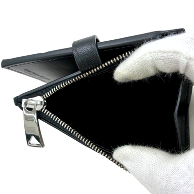 BOTTEGA VENETA イントレチャート 二つ折り財布 600270 ブラック ボッテガヴェネタ 【102061604006】