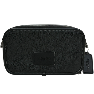 COACH ペブルドレザー ワイアット クロスボディ CM113 ブラック ショルダーバッグ コーチ 【102061620007】