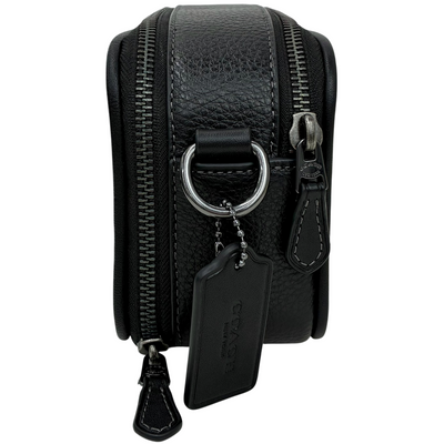 COACH ペブルドレザー ワイアット クロスボディ CM113 ブラック ショルダーバッグ コーチ 【102061620007】