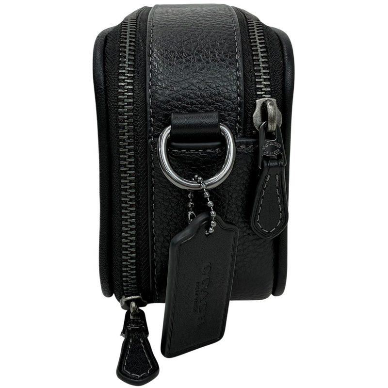 COACH ペブルドレザー ワイアット クロスボディ CM113 ブラック ショルダーバッグ コーチ 【102061620007】