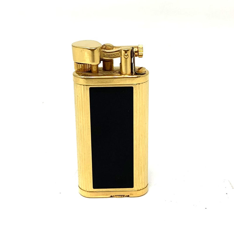 dunhill(ダンヒル)　ユニーク　バーレイ　ガスライター　フリント・ローラー式　349656　ゴールド×ブラック 【102061630001】