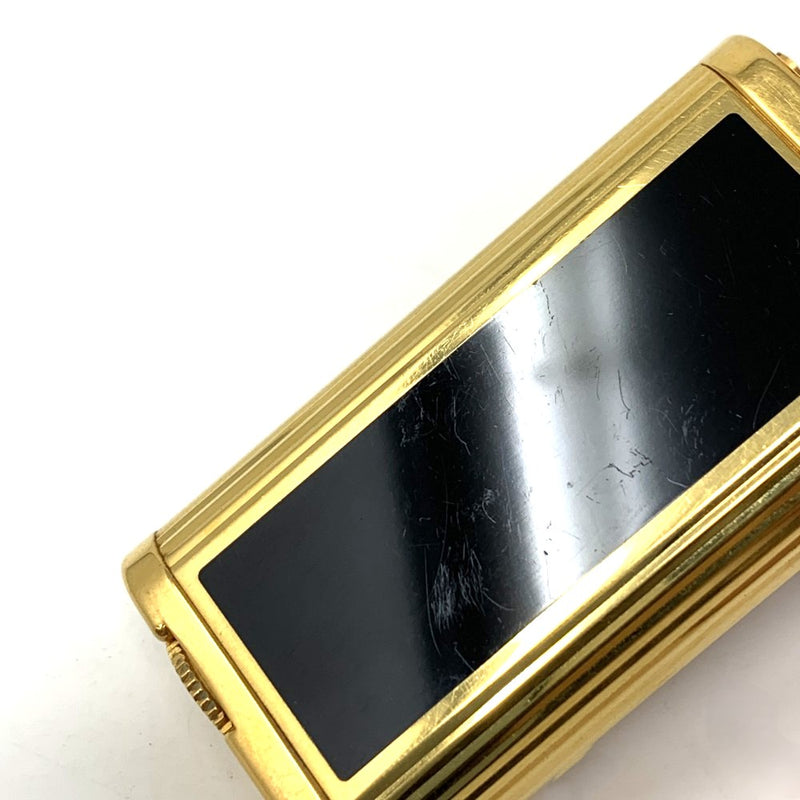 dunhill(ダンヒル)　ユニーク　バーレイ　ガスライター　フリント・ローラー式　349656　ゴールド×ブラック 【102061630001】