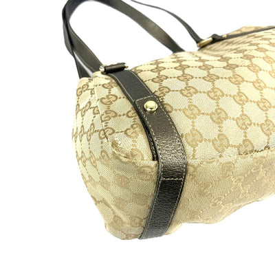 GUCCI(グッチ) GGキャンバス アビー GGキャンバス×レザー ベージュ系/ブラウン系 スナップボタン開閉 レディース 【102061644001】