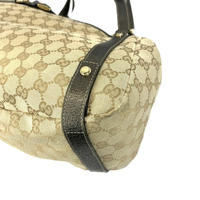 GUCCI(グッチ) GGキャンバス アビー GGキャンバス×レザー ベージュ系/ブラウン系 スナップボタン開閉 レディース 【102061644001】