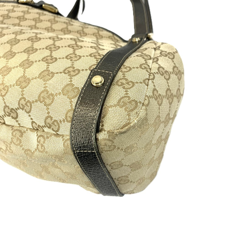 GUCCI(グッチ) GGキャンバス アビー GGキャンバス×レザー ベージュ系/ブラウン系 スナップボタン開閉 レディース 【102061644001】