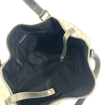 GUCCI(グッチ) GGキャンバス アビー GGキャンバス×レザー ベージュ系/ブラウン系 スナップボタン開閉 レディース 【102061644001】