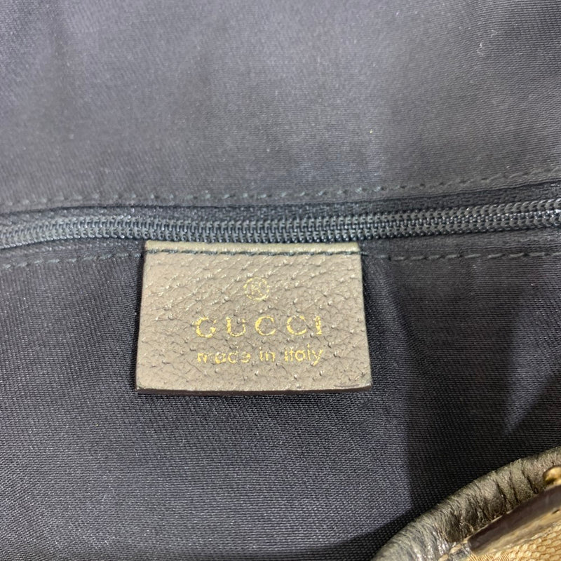 GUCCI(グッチ) GGキャンバス アビー GGキャンバス×レザー ベージュ系/ブラウン系 スナップボタン開閉 レディース 【102061644001】