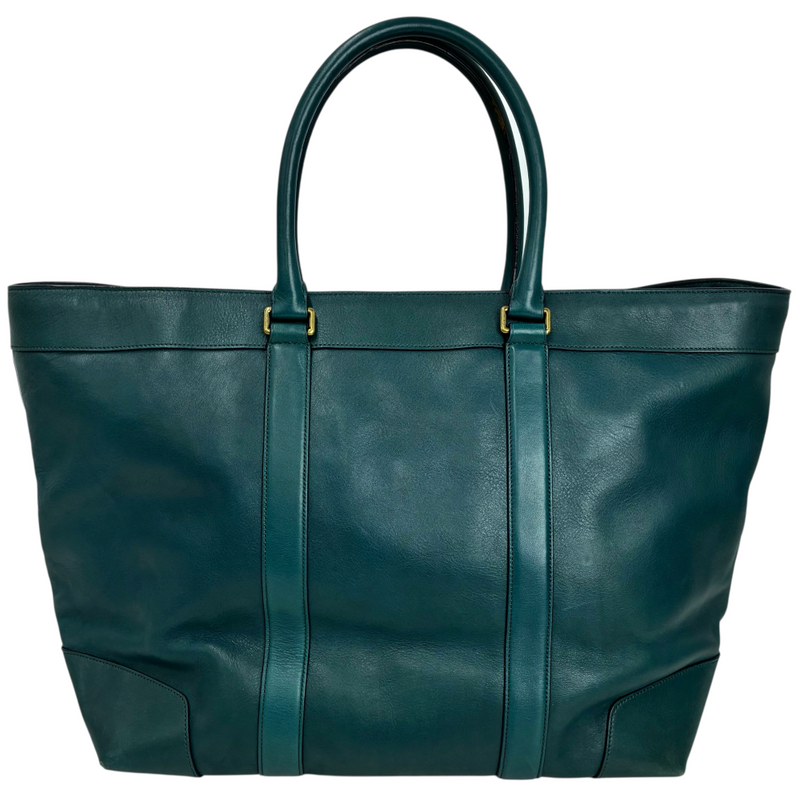COACH レザー トートバッグ 70487 グリーン コーチ 【102061676006】