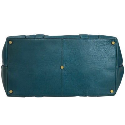 COACH レザー トートバッグ 70487 グリーン コーチ 【102061676006】