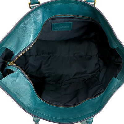 COACH レザー トートバッグ 70487 グリーン コーチ 【102061676006】