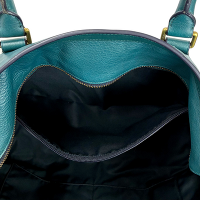 COACH レザー トートバッグ 70487 グリーン コーチ 【102061676006】