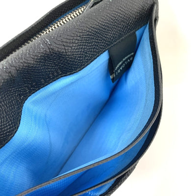 BVLGARI(ブルガリ)　ブルガリ・ブルガリ　2つ折り長財布　30398 グレインカーフレザー　ブラック　メンズ 【102061677005】