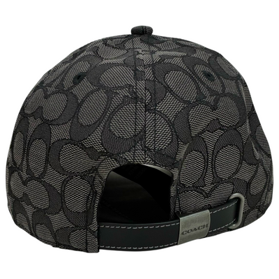 COACH ジャガードシグネチャー ベースボールハット CW766 サイズM/L(頭周り50~60cm) チャコール コーチ 【102061697007】