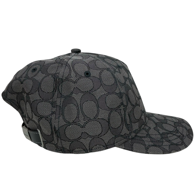 COACH ジャガードシグネチャー ベースボールハット CW766 サイズM/L(頭周り50~60cm) チャコール コーチ 【102061697007】