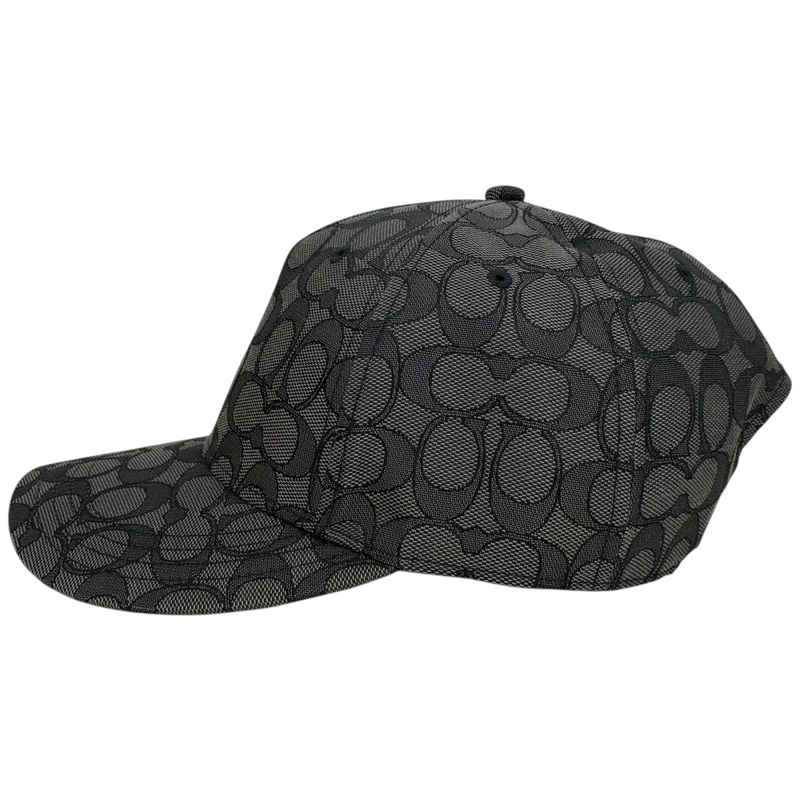 COACH ジャガードシグネチャー ベースボールハット CW766 サイズM/L(頭周り50~60cm) チャコール コーチ 【102061697007】