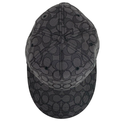 COACH ジャガードシグネチャー ベースボールハット CW766 サイズM/L(頭周り50~60cm) チャコール コーチ 【102061697007】